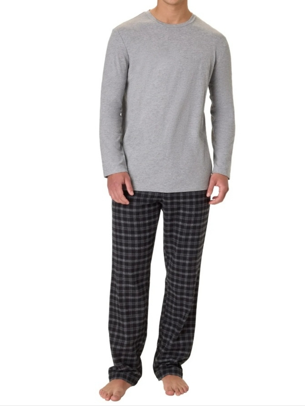 Hanes Sleep Set Knit & Flannel